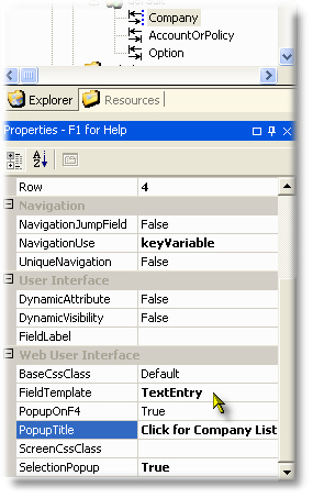 fieldtemplate