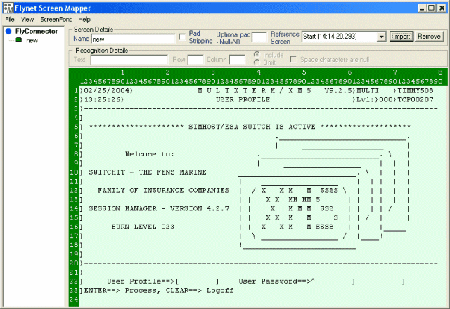 Mapper - Screen imported