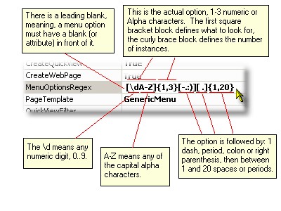 menuregex